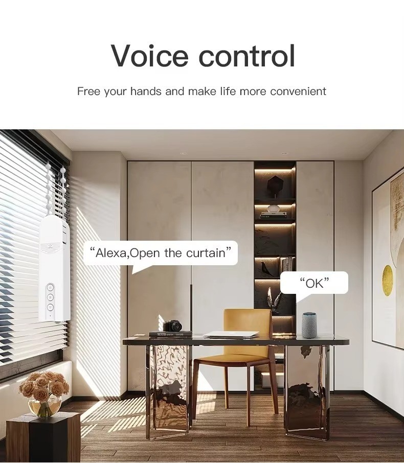 Tuya Smart Roller Blind Motor Bluetooth Remote Alexa Google Home Curtain Control