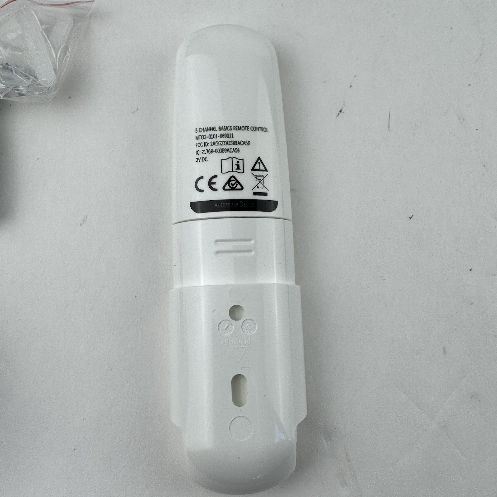 RollEase Automate Basics Remote Control MT02-0101-069011 5 Channel Shade Remote