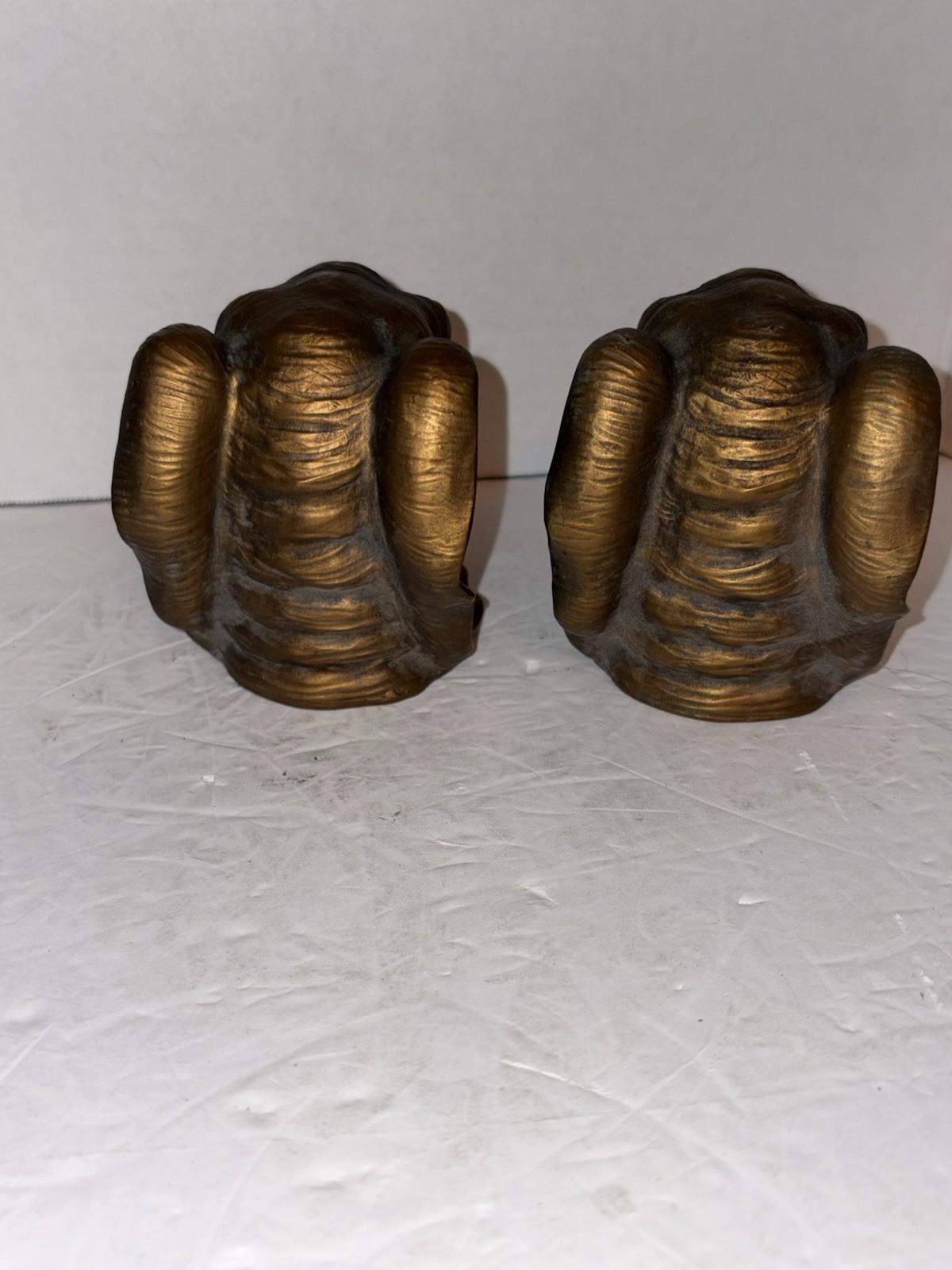 Vintage Elephant Head Curtain Rod Holder Pole Brackets – Pair of 2 Unbranded