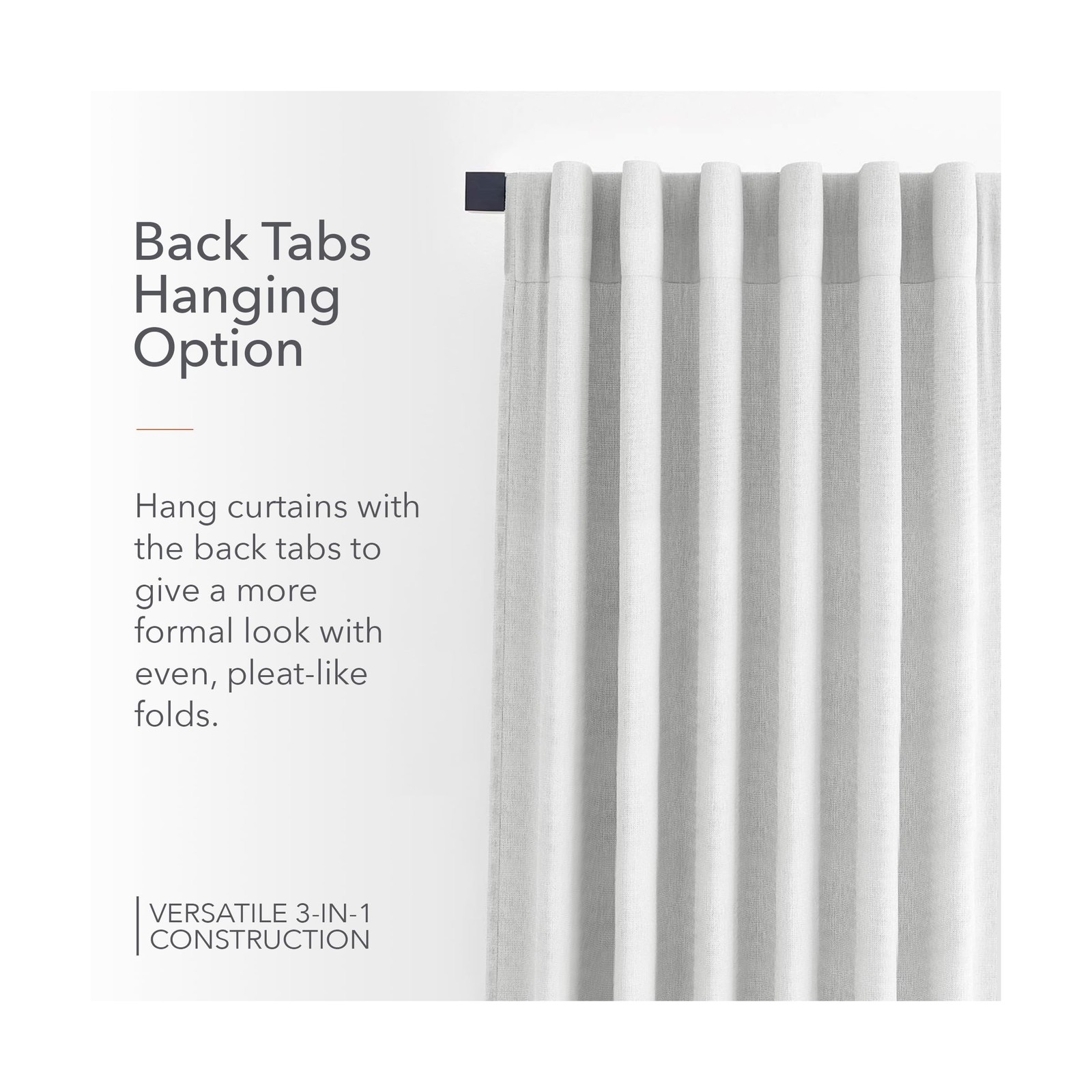Sunbrella Durant Light Filtering Curtains | 50 in. W X 96 in. L | White | Fad…
