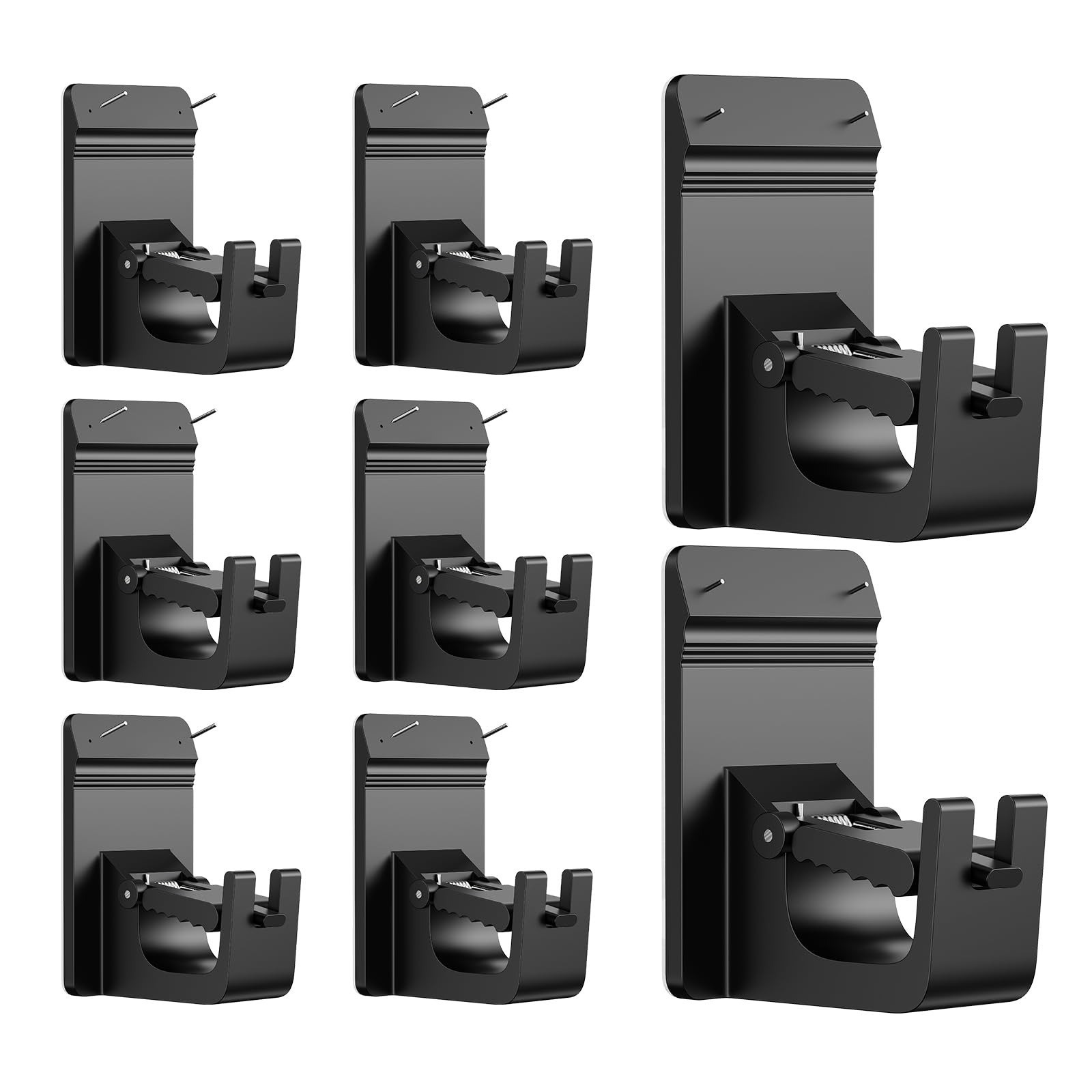 Universal Heavy Duty Curtain Rod Brackets, No Drill Curtain Rod Brackets with Ad