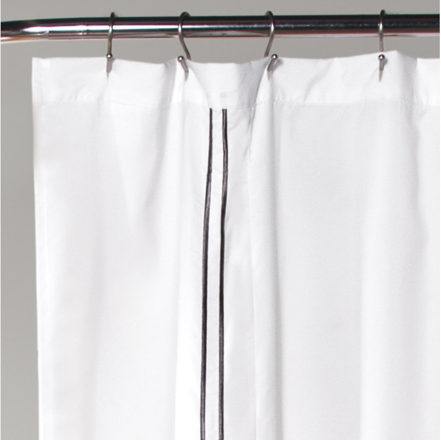 Hotel Collection Shower Curtain Fabric Minimalist Plain Style Bathroom Design,