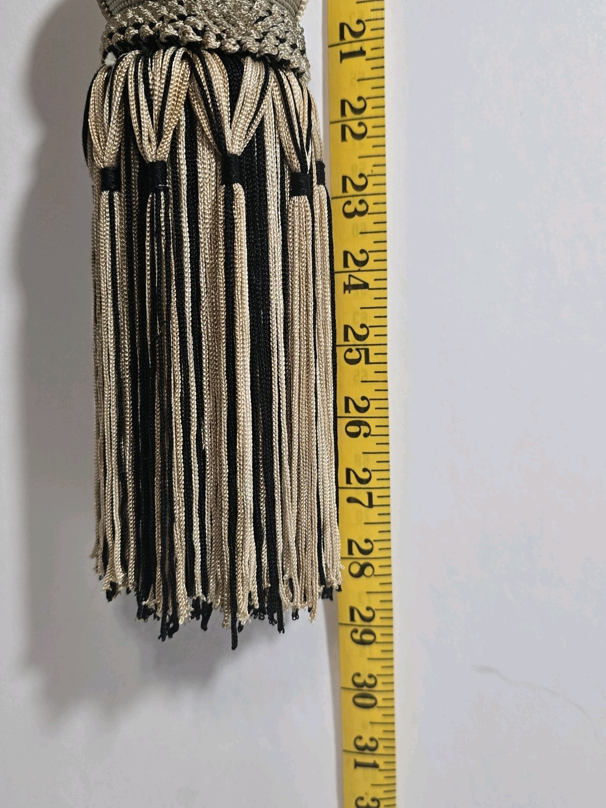 Fancy Large Curtain Tie Back Tassels Gold/Black Color