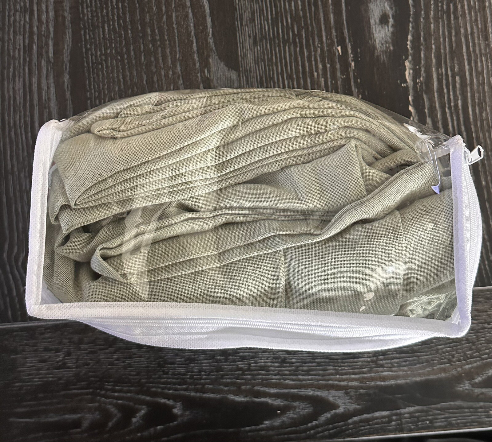 Linen Blend Semi-Sheer Light Green Curtain Panels | 2 Pack | 50 X 84
