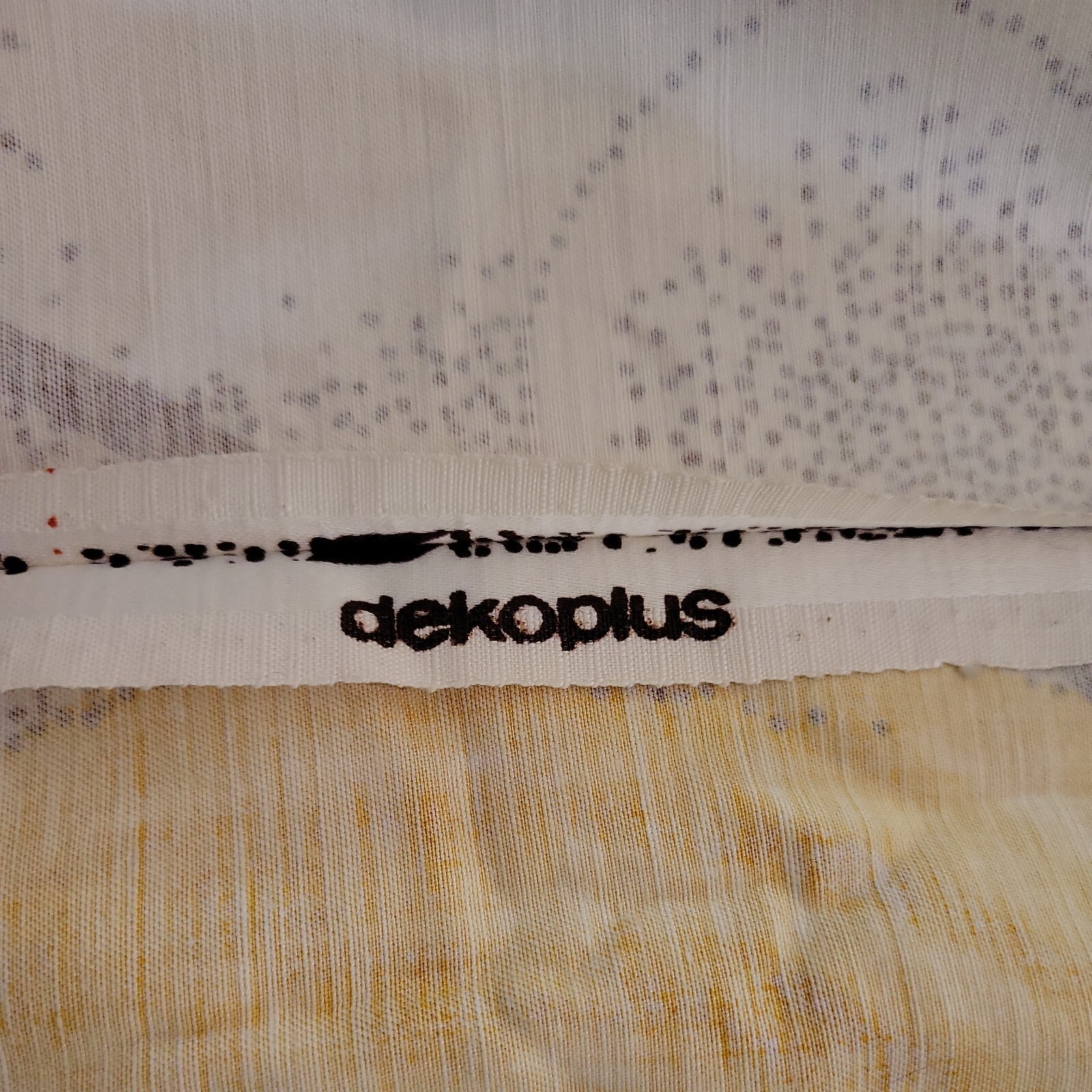 VINTAGE Mid Century Modern Retro 134″ L 92″ H Curtain Panel Fabric Dekoplus