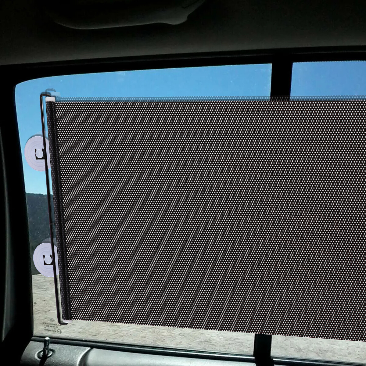 Retractable Car Auto Front/Side Window Sun Shade Shield Cover Roll Curtain Visor