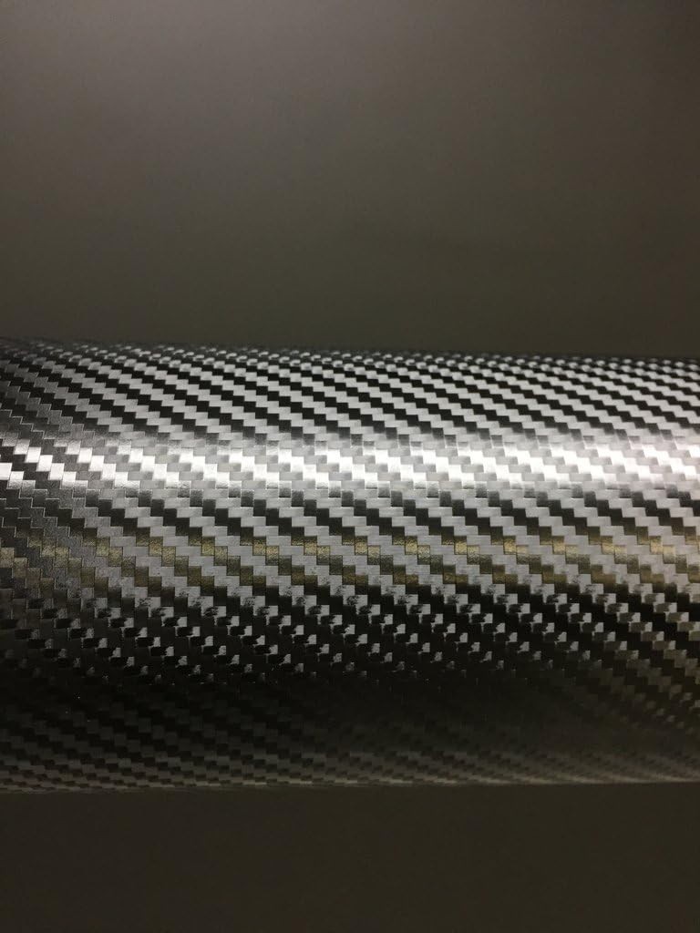Black Carbon Fiber Vinyl Wrap Film 1/2ft x 5ft