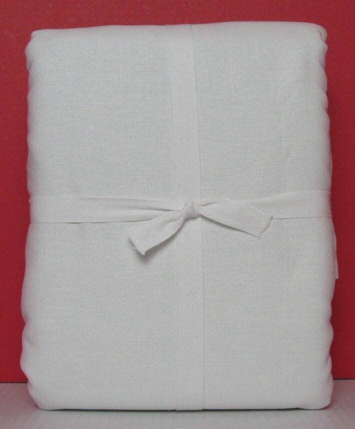Pottery Barn Broadway Blackout Curtains Set/2 50″ x 84″ White New