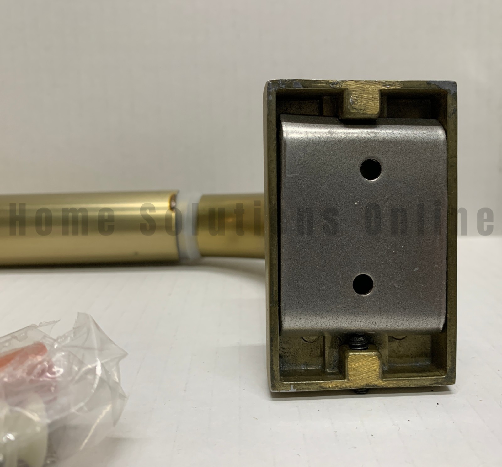 Pottery Barn Hidden Connection Room Darkening Rod Brass 1.25″ 24-48 #2006 READ