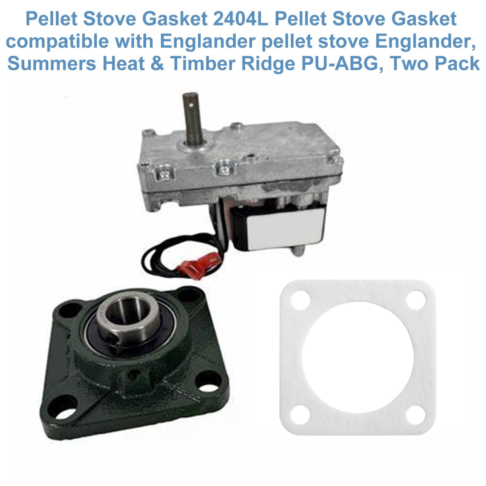 PU-ABG Englander Pellet Stove Auger Bearing Gasket（ 2 Pack） Fits for Englande…