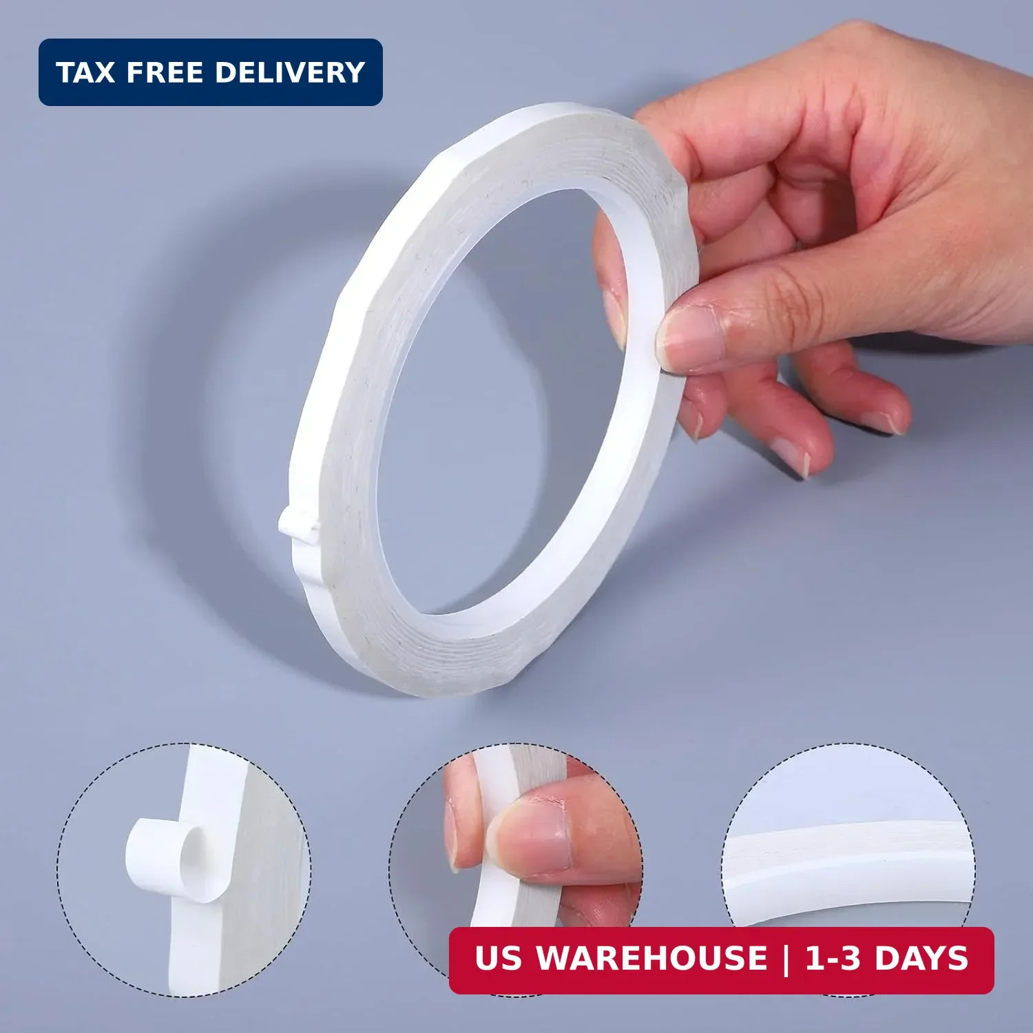 3 Rolls Window Tint Tools Line Tape, Window Film Cutting Guide Tape, 0.24″ W x 7