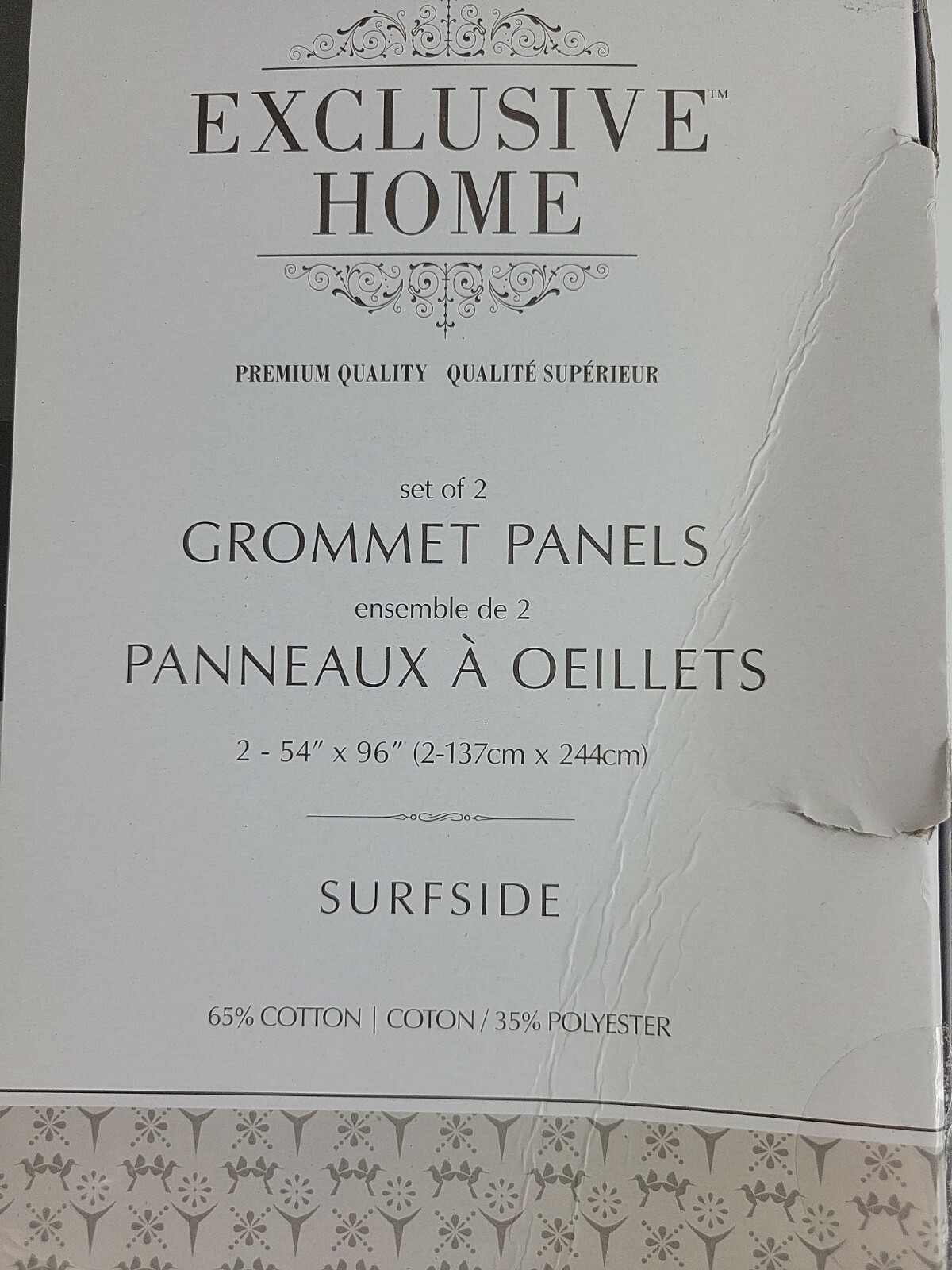 Exclusive Home Curtains Heavyweight Grommet Pair 54×96 Each Ingigo NEW