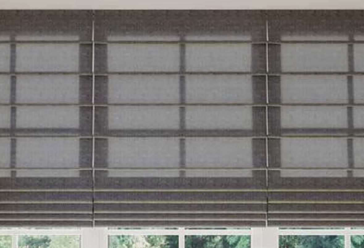 Berissa Zebra Blinds Dual Layer Roll Up GCC ZEBRA SHADE CCL 70×46 Pair