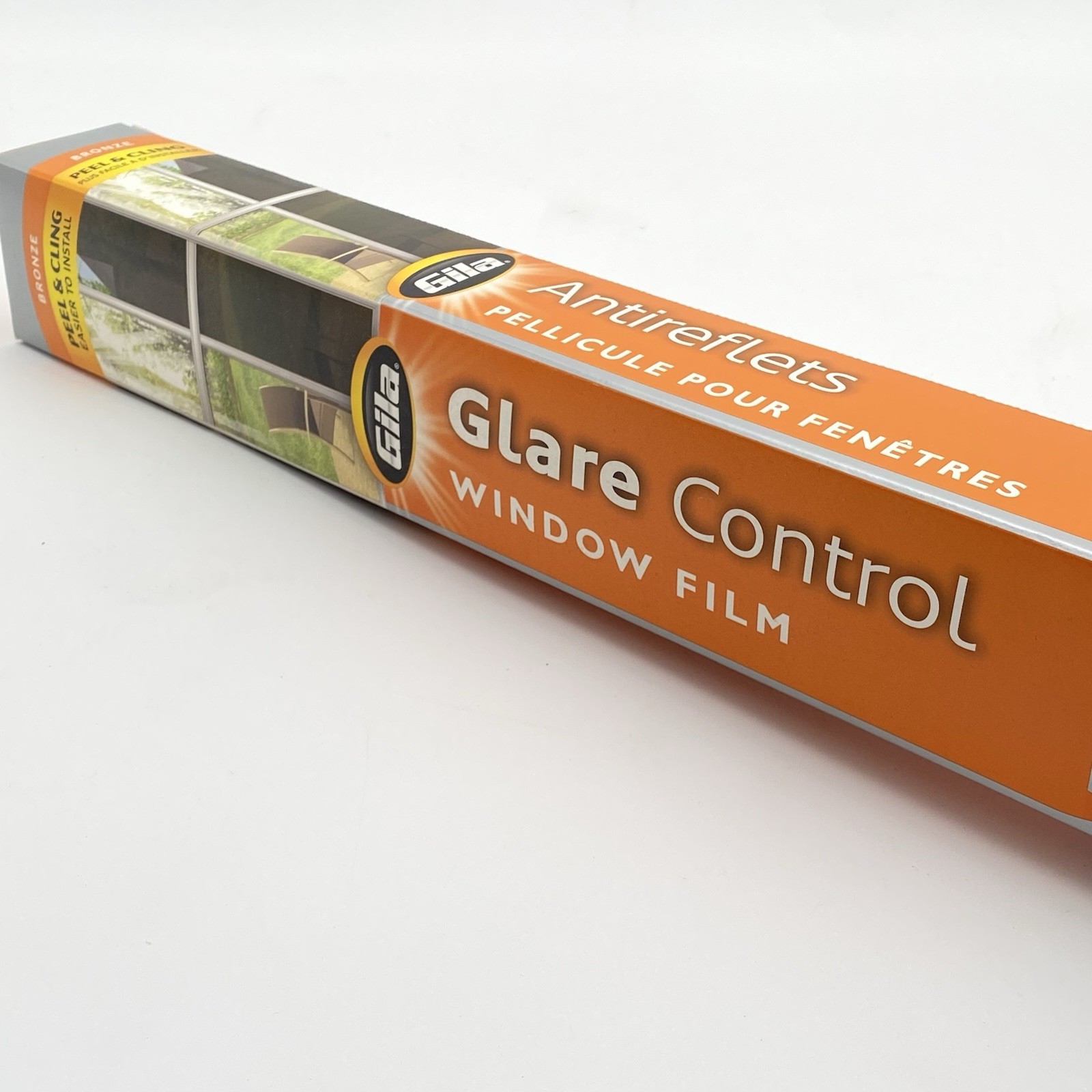 Gila 3 Ft x 6.5 Ft Glare Control Static Window Film Bronze CDB78 Rejects 97% UV