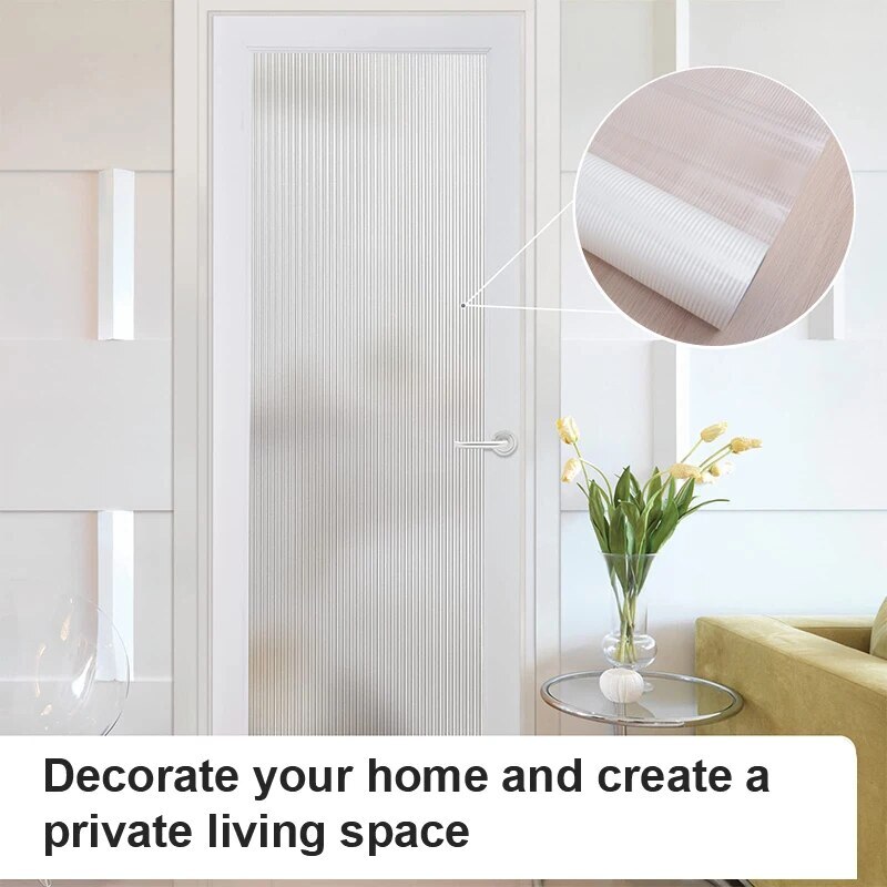 Changhong Strip Glass Film Bathroom Privacy Window Sticker Electrostatic Film