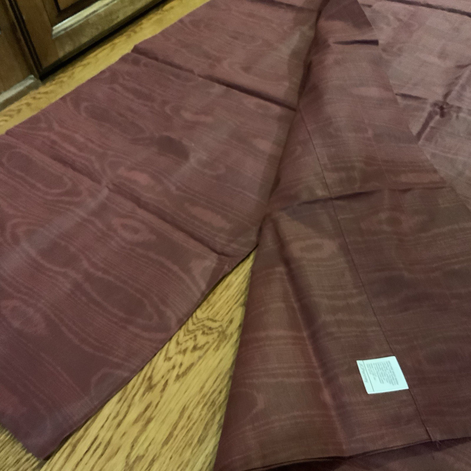 JCPenney Window Valances Burgundy Each 88 in Wide X 18 in Set Of 3