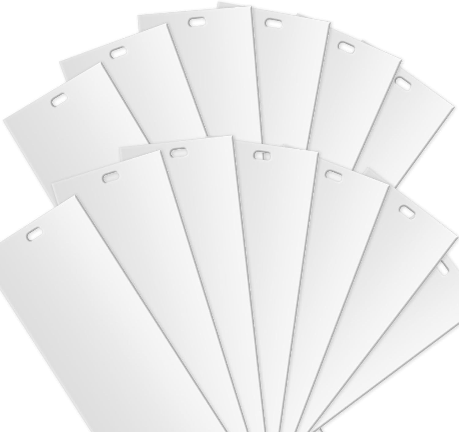 20-Pack 82.5″ PVC Vertical Blinds Replacement Slats – Flame Retardant & Durable