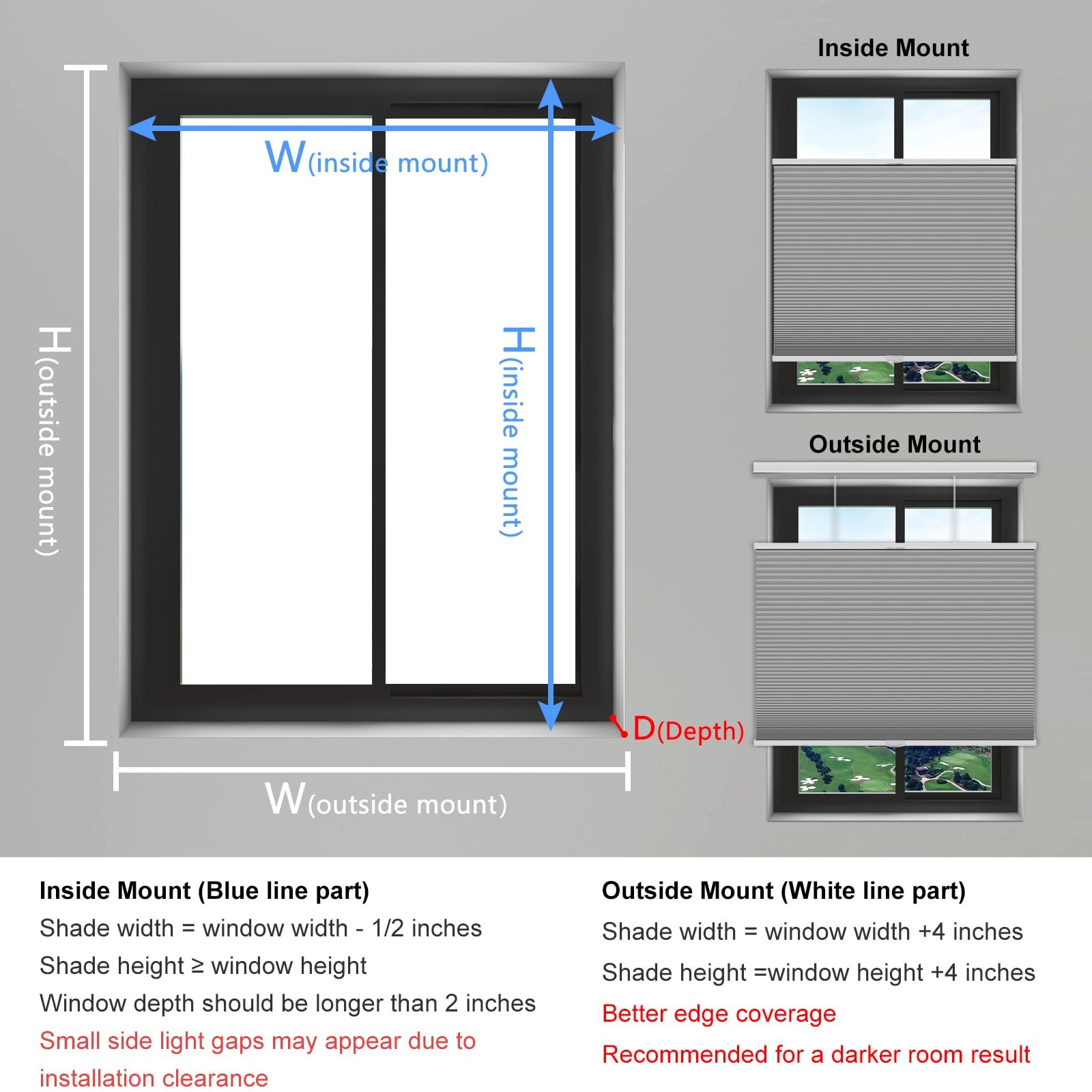 Changshade Blackout Top Down Bottom Up Cellular Shades Cordless Honeycomb
