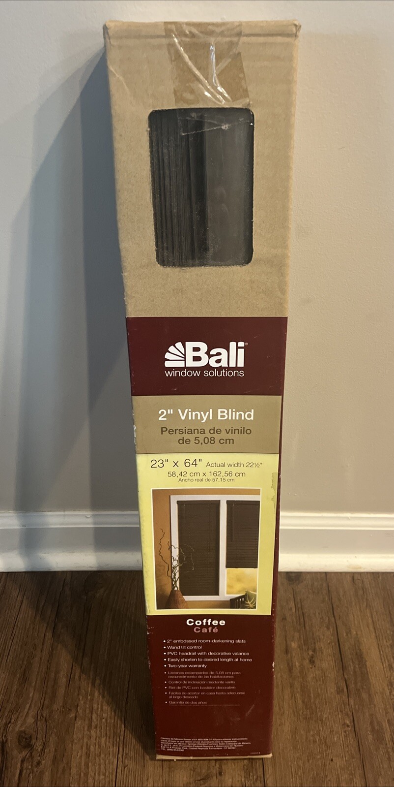 Bali Vinyl Blinds: cafe color