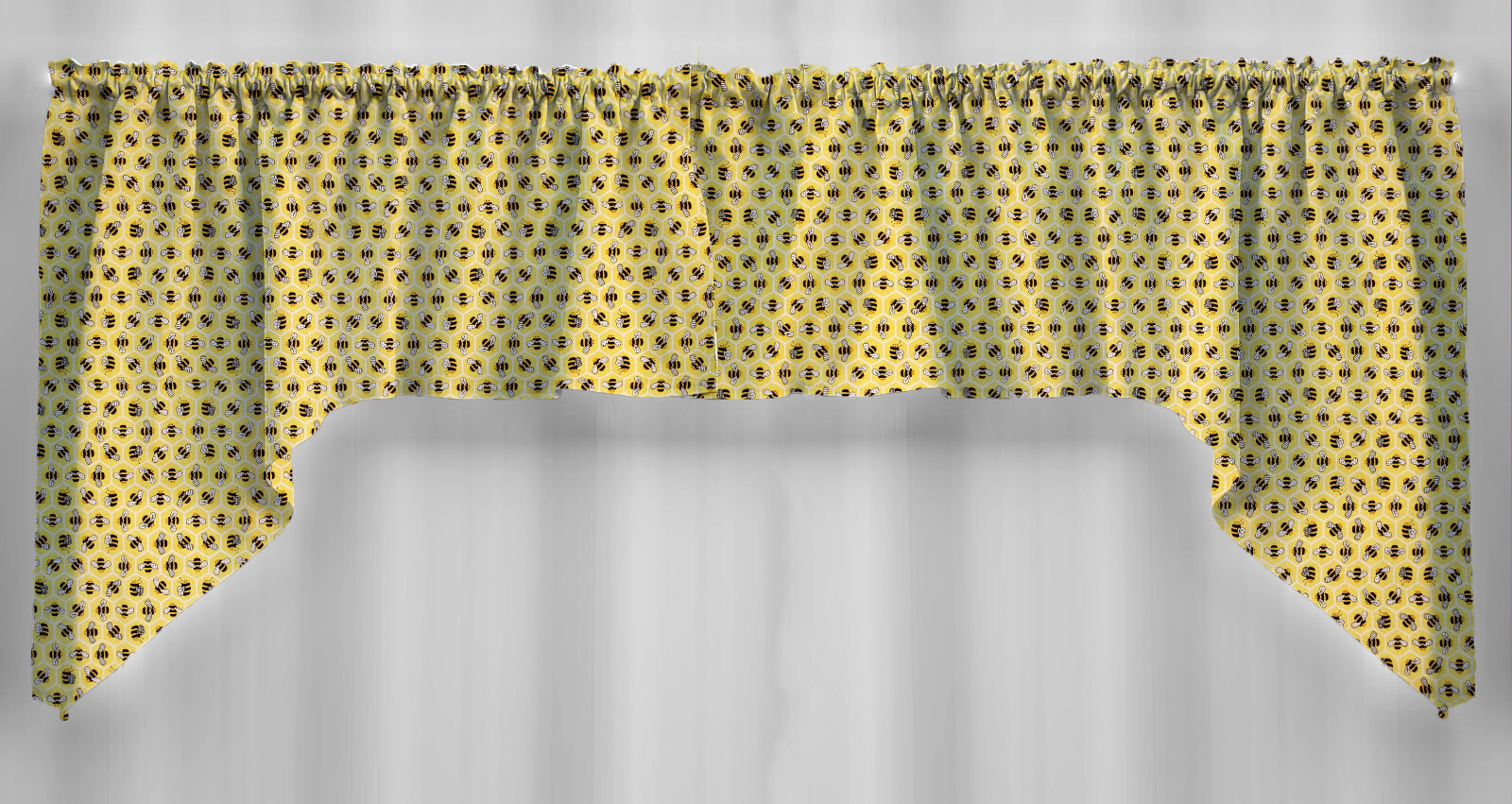 Honey Bees Valances, Curtains or Swags