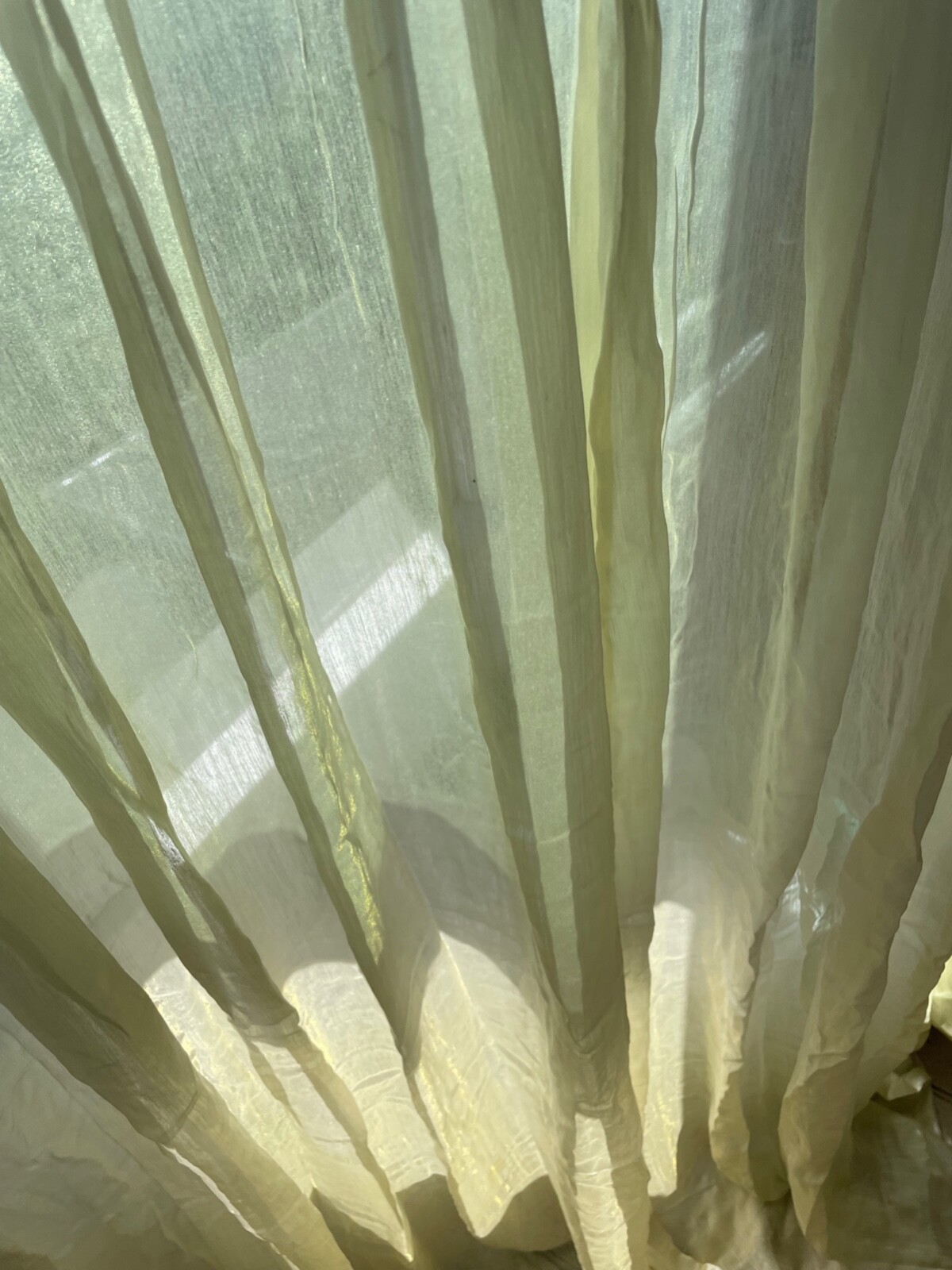 SUPER AAAA HUGE SILK PLEATED DRAPES/CURTAINS. 68 X 81 X 2