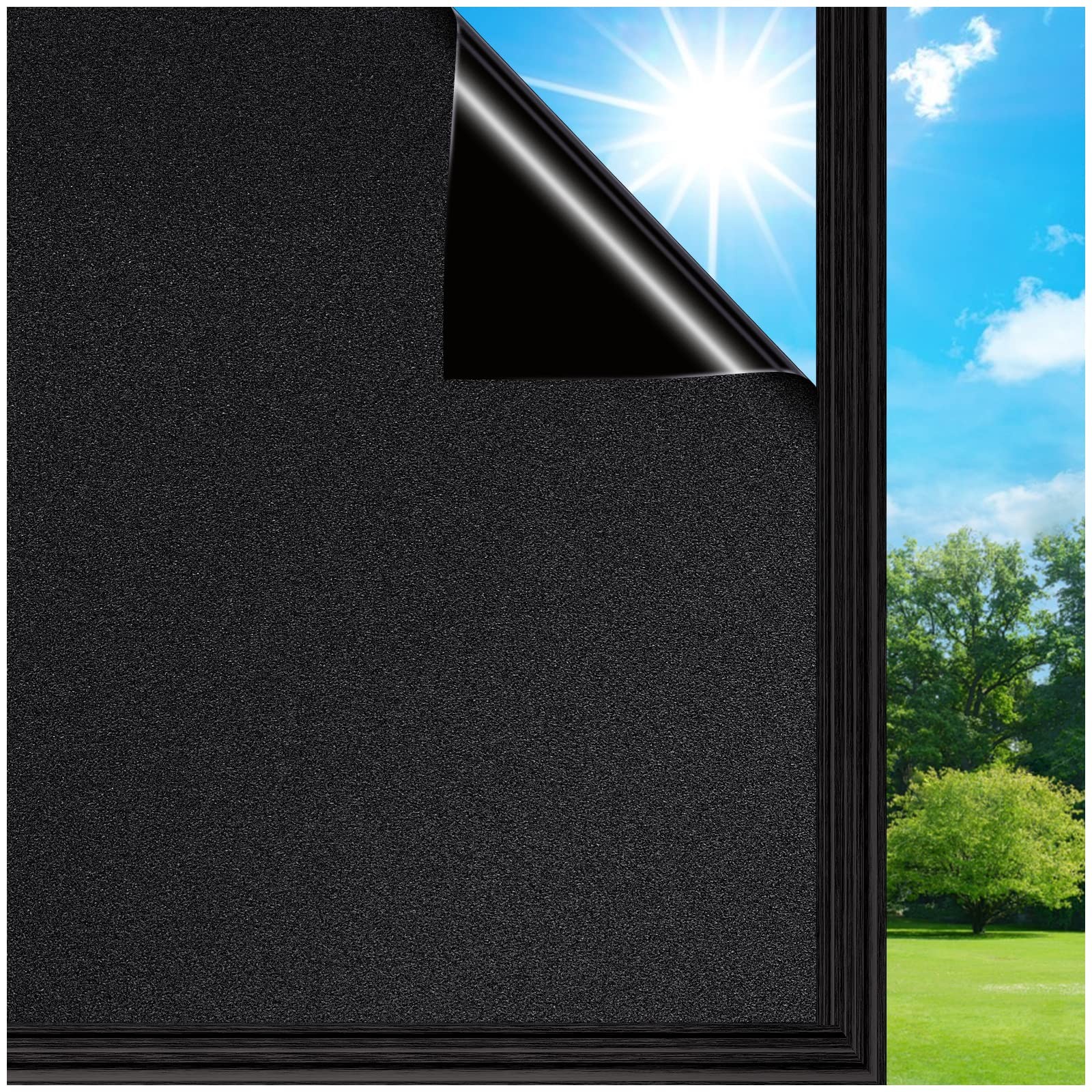 Coavas Window Privacy Film One Way, See Out Not in Windows Tint for Home, Mir