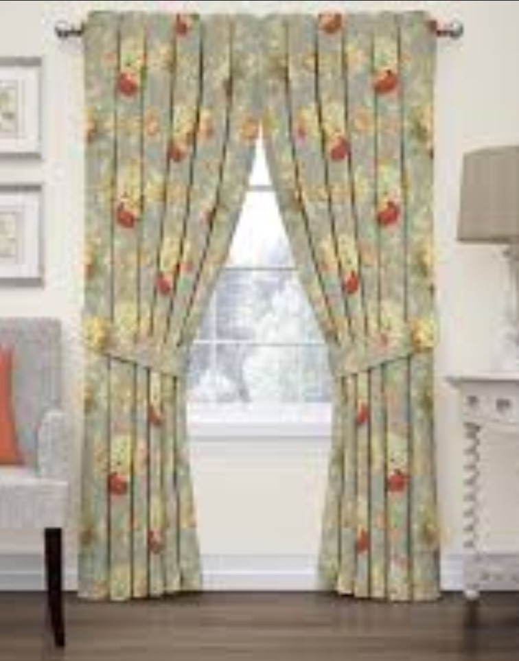 Waverly SANCTUARY ROSE Curtain Panel Farmhouse Floral NEW CLAY 63 & 84L Availabl