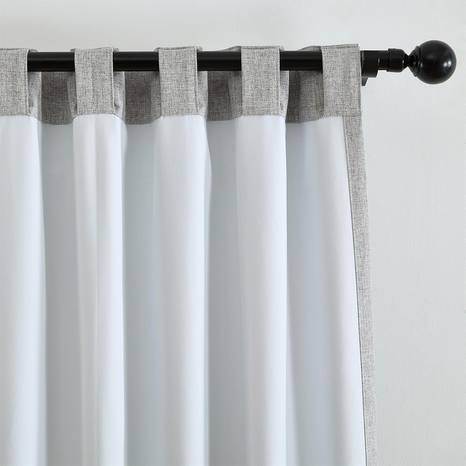 Max-Blackout Energy Efficient Gray Window Curtain Panel 52″x95″ for Any Room
