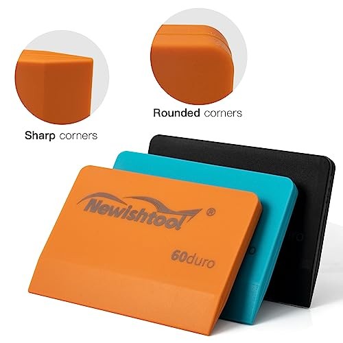 Soft Silicone Squeegee, 3 PCS Silicone Scraper in 3 Different Durometer,