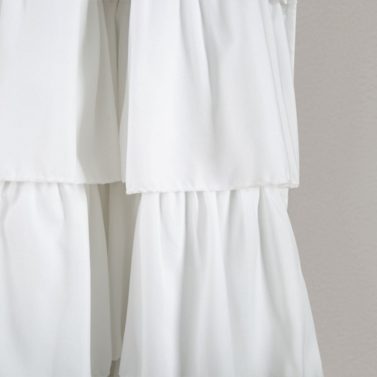 Ruffle Window Curtain (Single Panel)
