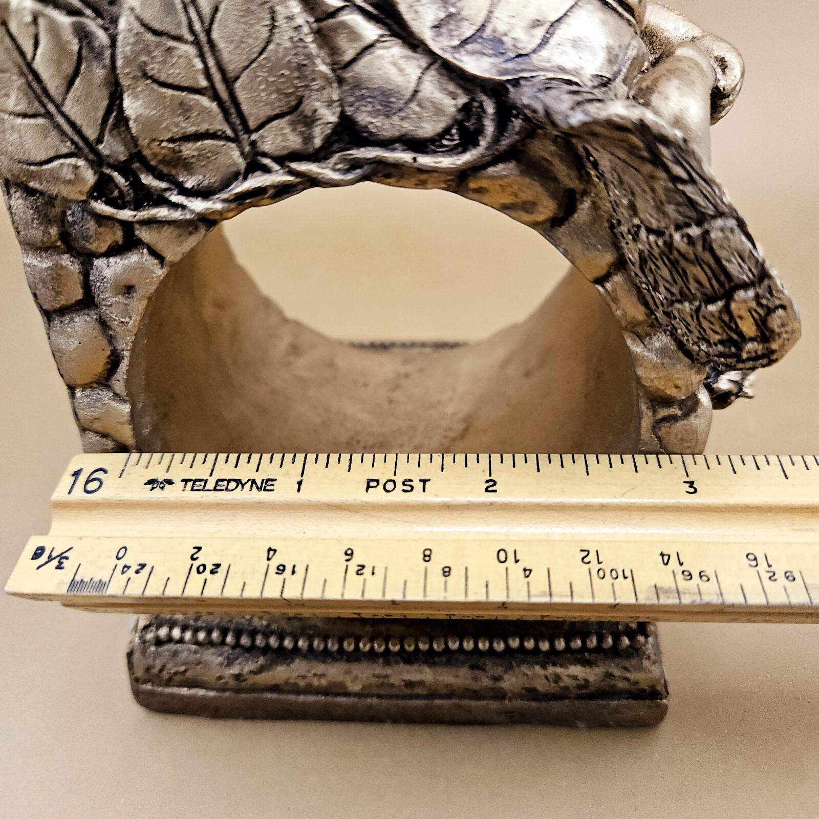 Cherub Curtain Rod Holders Gold Tone Gild Lot Of 2 Angels 2 3/4″ Opening Resin