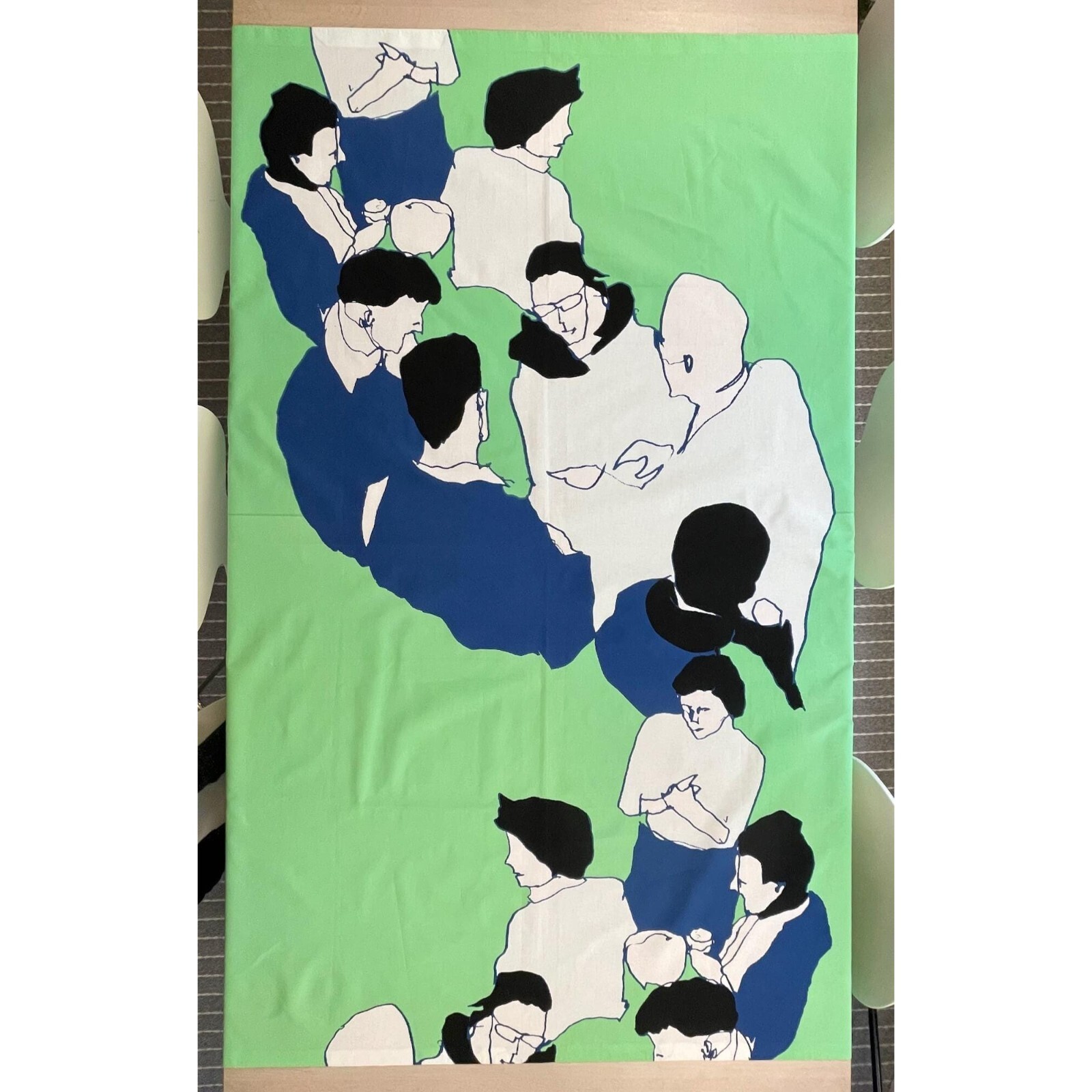 Marimekko Fabric Panel, Large Print for Wall Art, Curtain Panel or Tablecloth