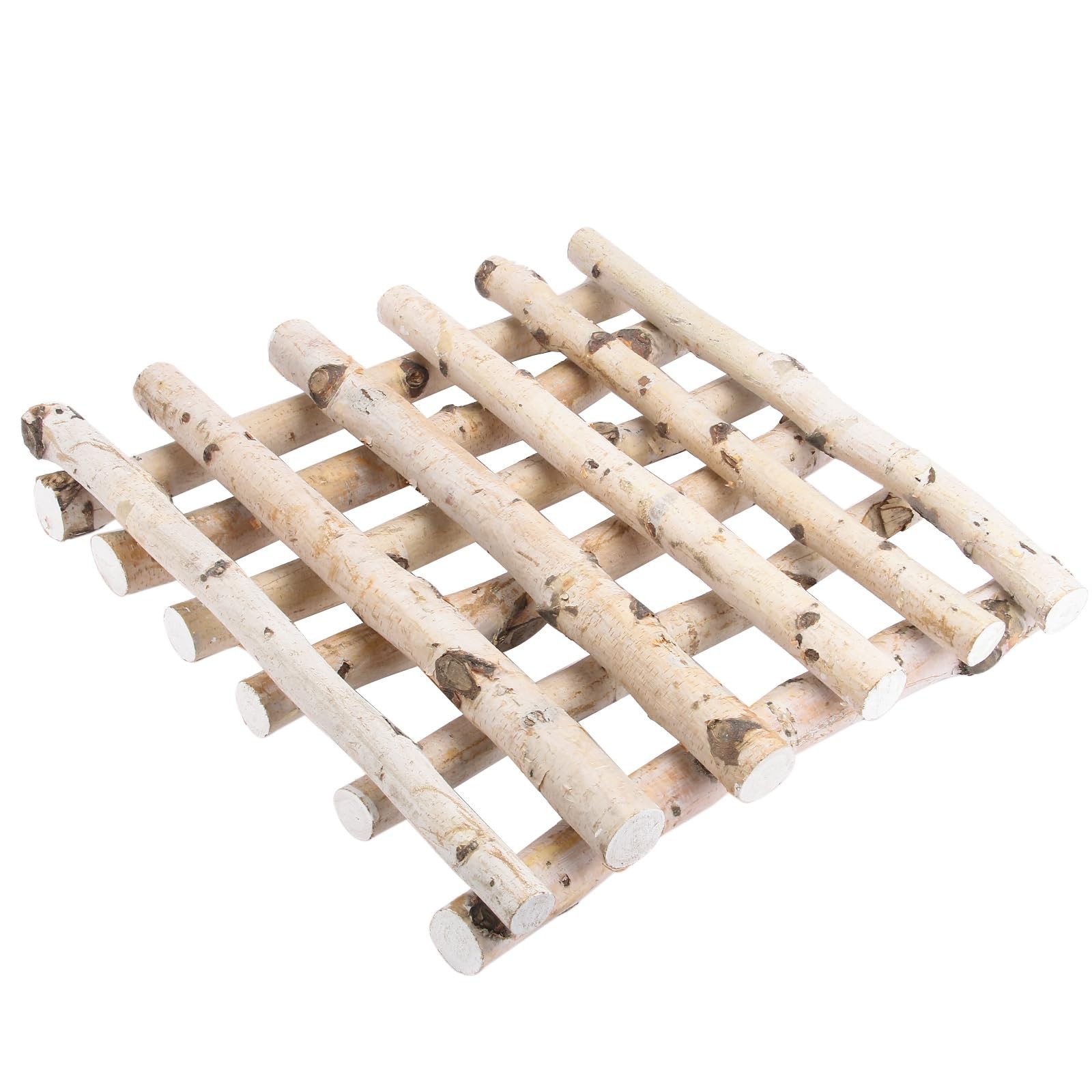 12 PCS Natural Birch Logs Fireplace Decor 0.71.7 In Dia 16.5 Inch Long Wood