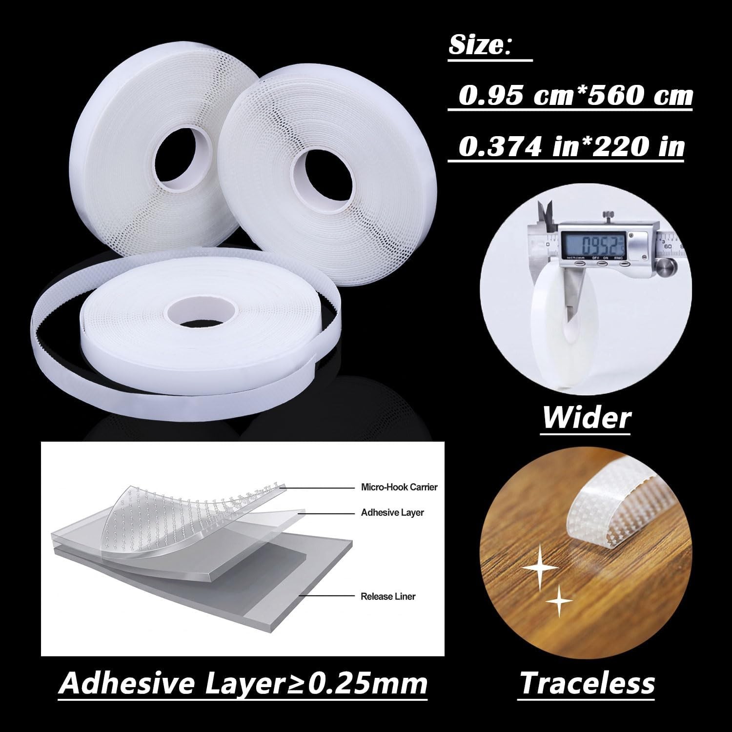 DIY Window Screen Kit White 2 Pack Self-Adhesive Custom Mesh Net 98×61