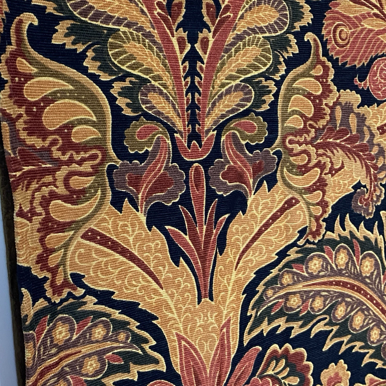 India’s Heritage Curtain Set Green Multi Brocade Silk Tab 41×118 Room Darkening