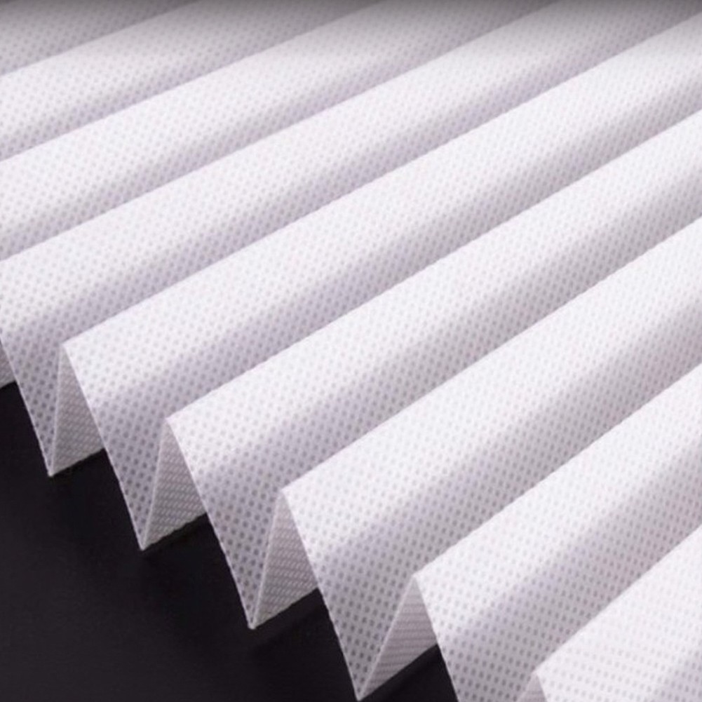 Pleated Sheer Rollable Curtain White 40cm 45cm 50cm 55cm x 150cm Easy Install