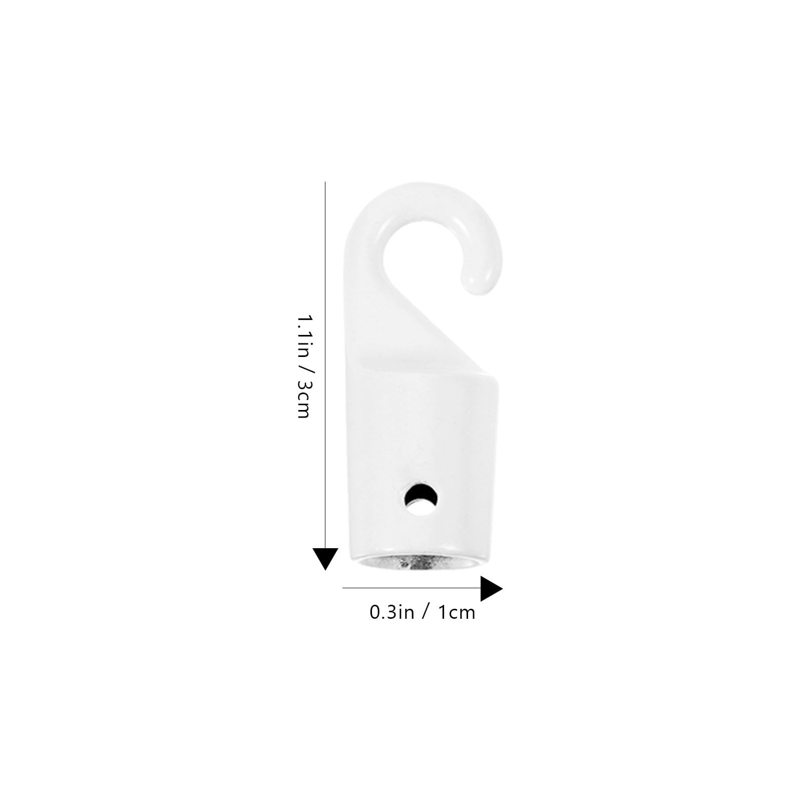 Blind Wand Replacement Hook 4-Pack Vertical Blind Wand Hooks Curtain Rod Repa…