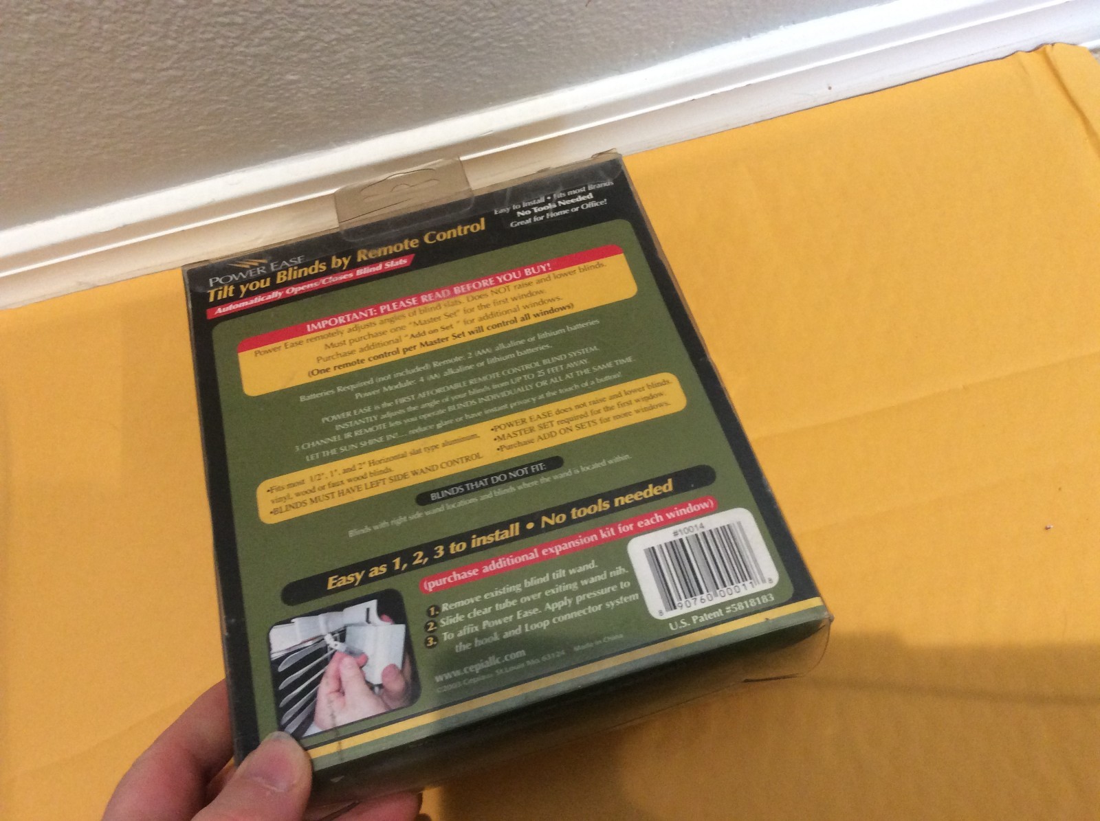 Power Ease Open Close Blinds Add On Set Unit (No Remote)