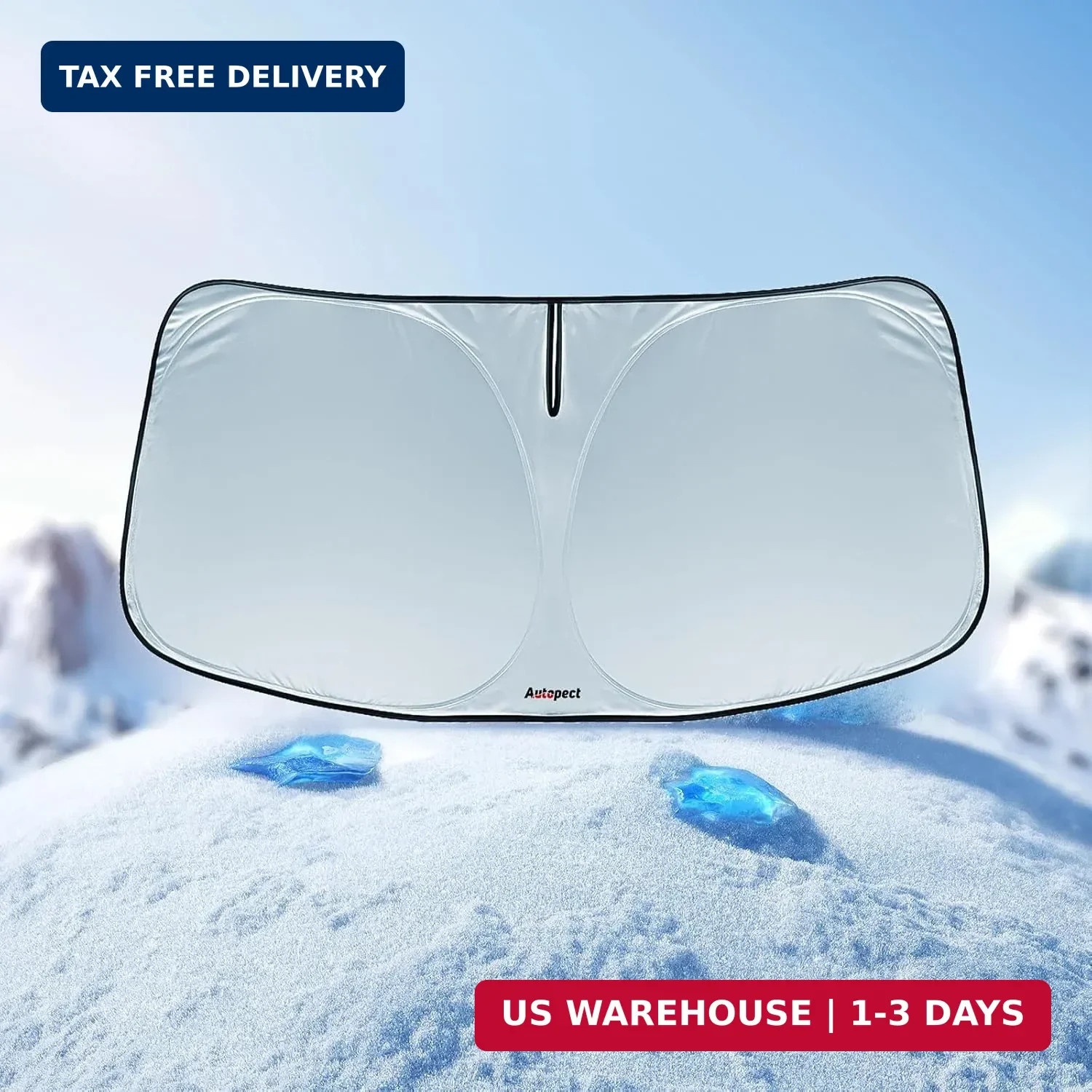 Windshield Sun Shade for Toyota RAV4 2019 2020 2021 2022 2023 2024 2025 – Custom