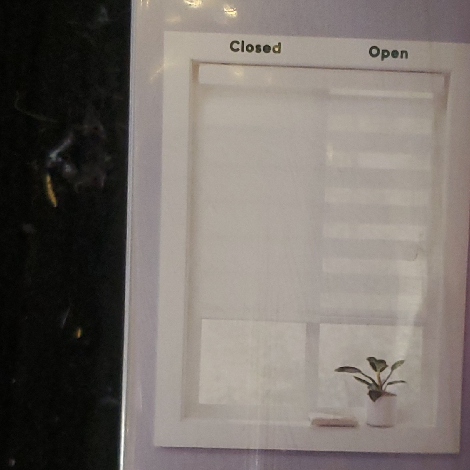 Origin21 Cordless Light Filtering Zebra Shade White 39 x 64 in MPN 5031286