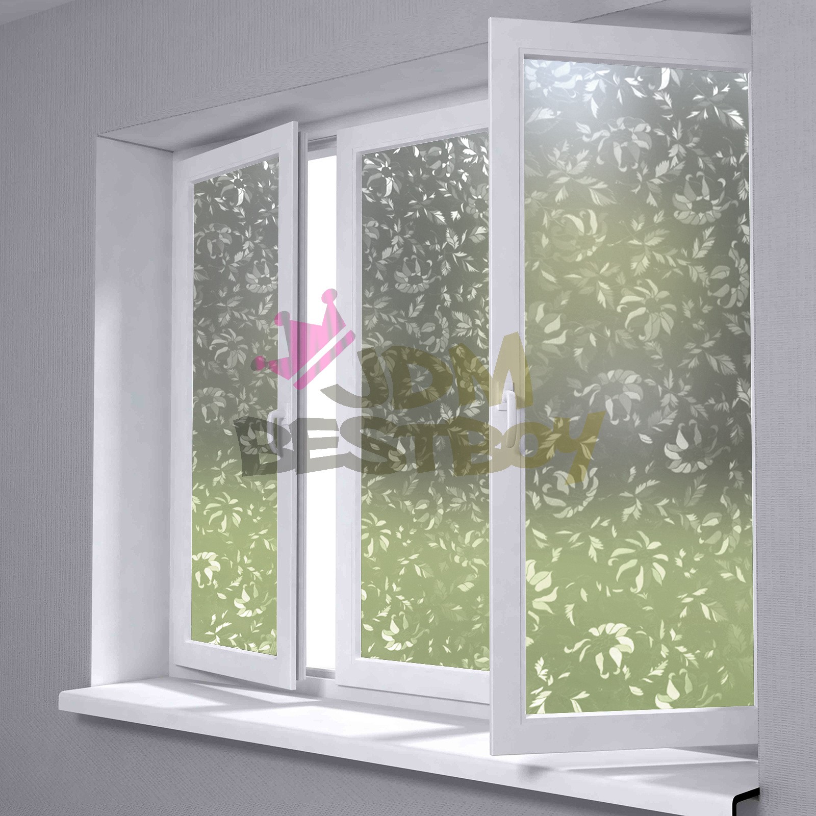 【Frosted Film】 Glass Home Bathroom Window Security Privacy Sticker #4001