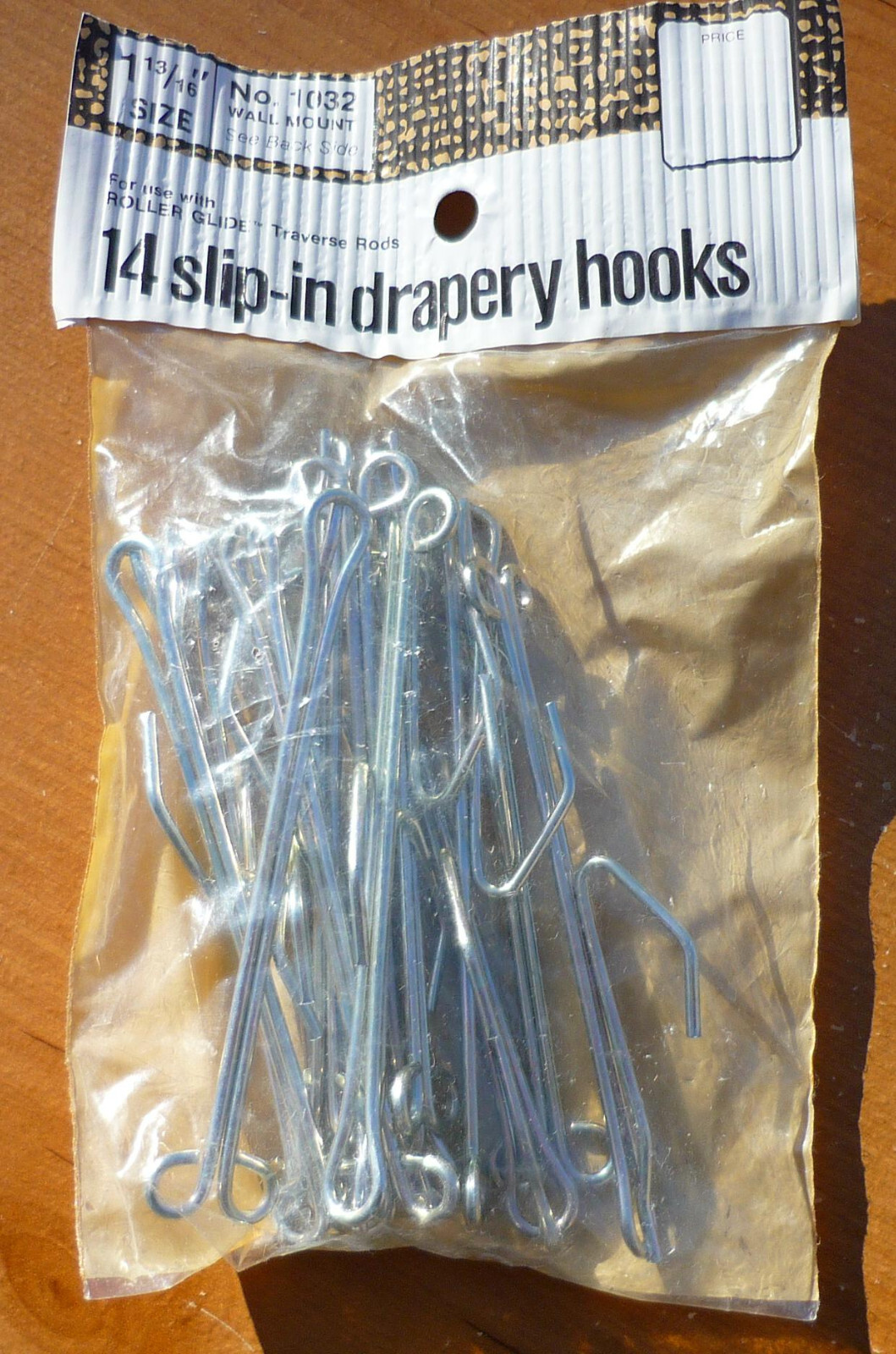 (14) Vintage Kenney 4″ Slip On Steel Drapery Curtain Hooks 1-13/16″ Drop Length