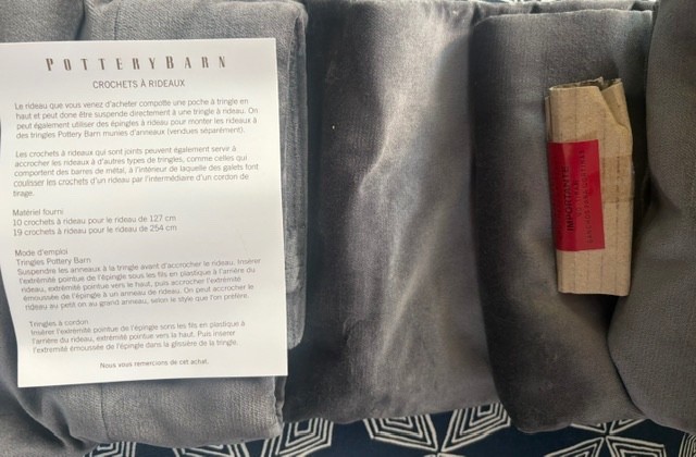 NEW $338 SET 2 Pottery Barn VELVET TWILL BLACKOUT CURTAINS 50 x 96 WASHED BLACK