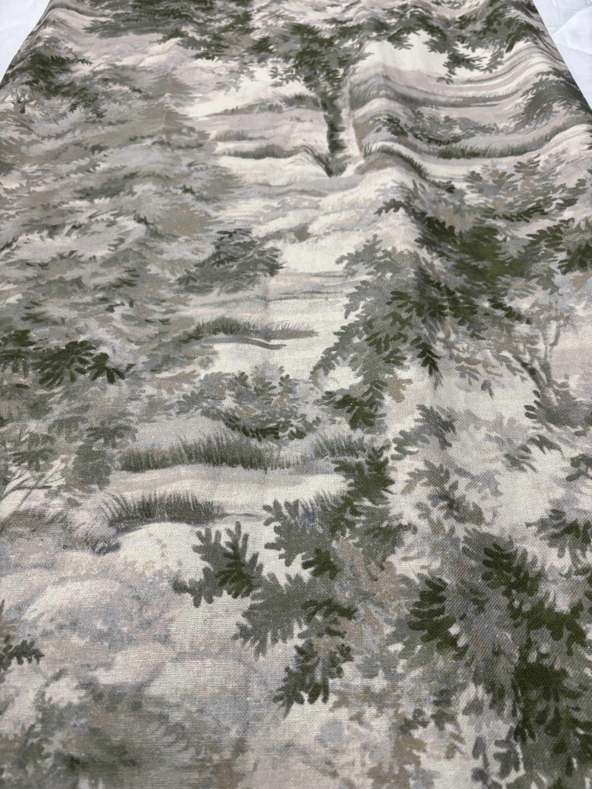 Pottery Barn Jardin Toile Blackout Curtain ~ 50” x 84” ~ Green Multi ~ READ