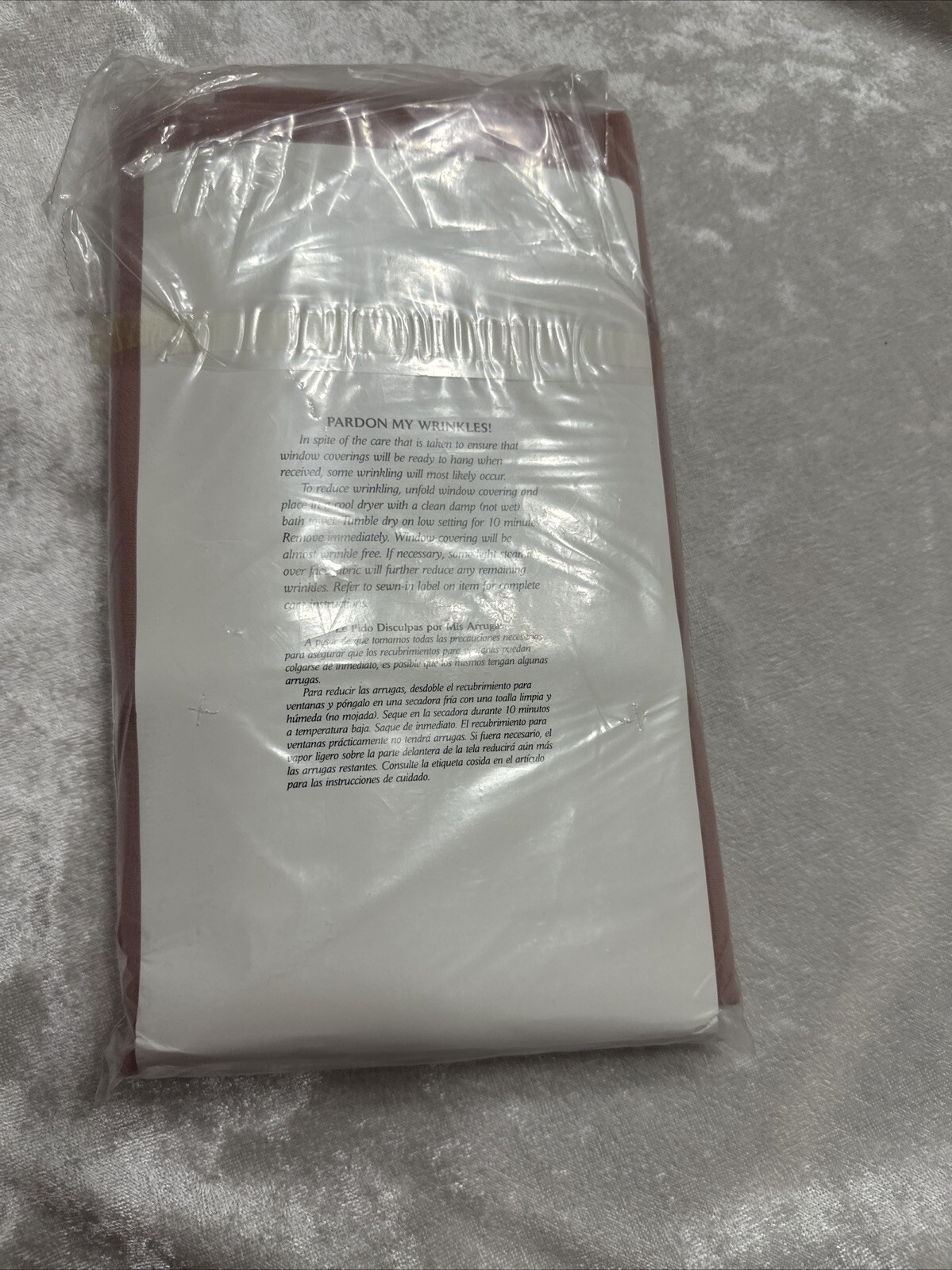 New Lot of 5 VTG JCPenney Home Georgette Curtain Panels 54 X 63 Rose Quartz USA