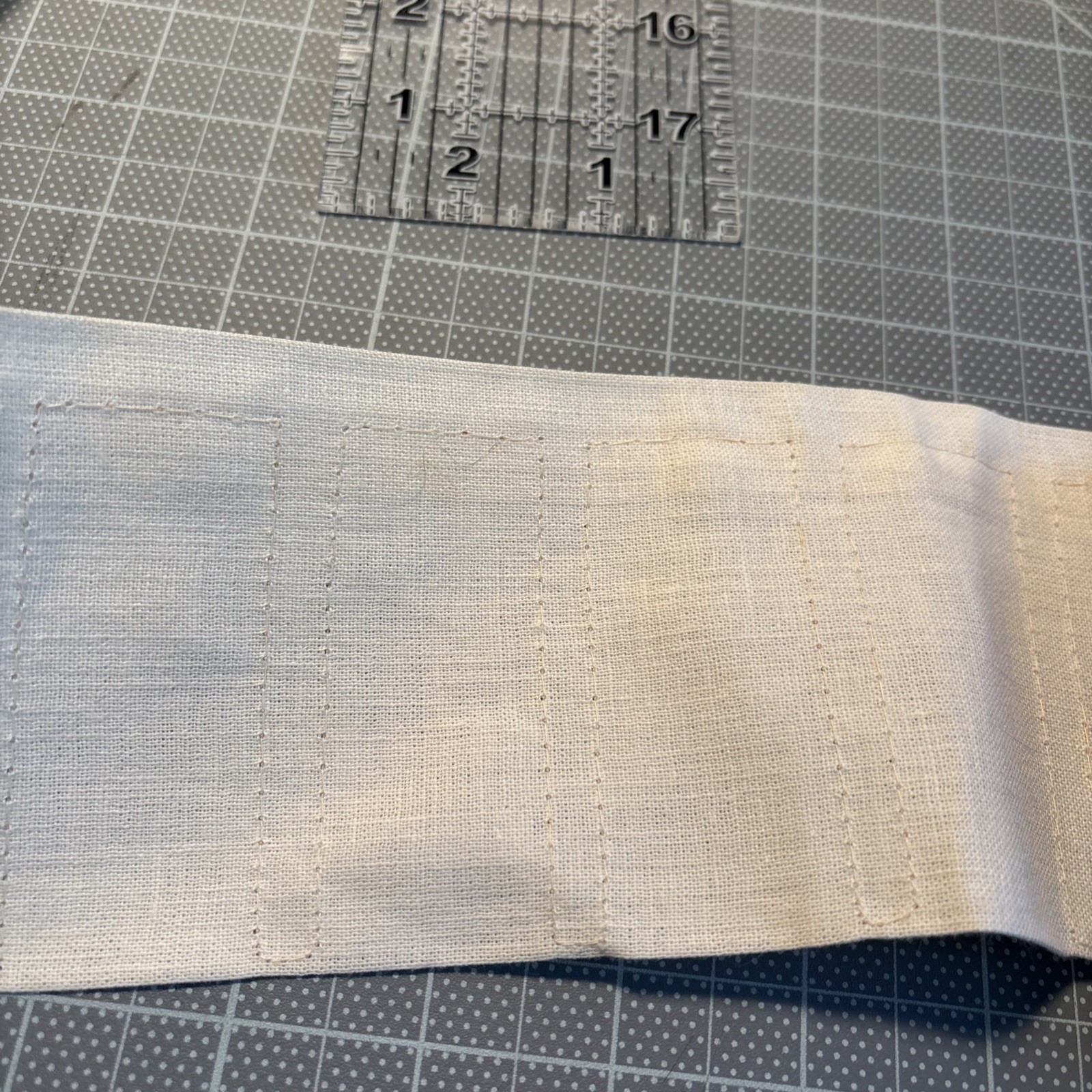 3-1/2″ Multi Pleat Pleater Tape, Penney 100% Sanforized Cotton 4yd 30”
