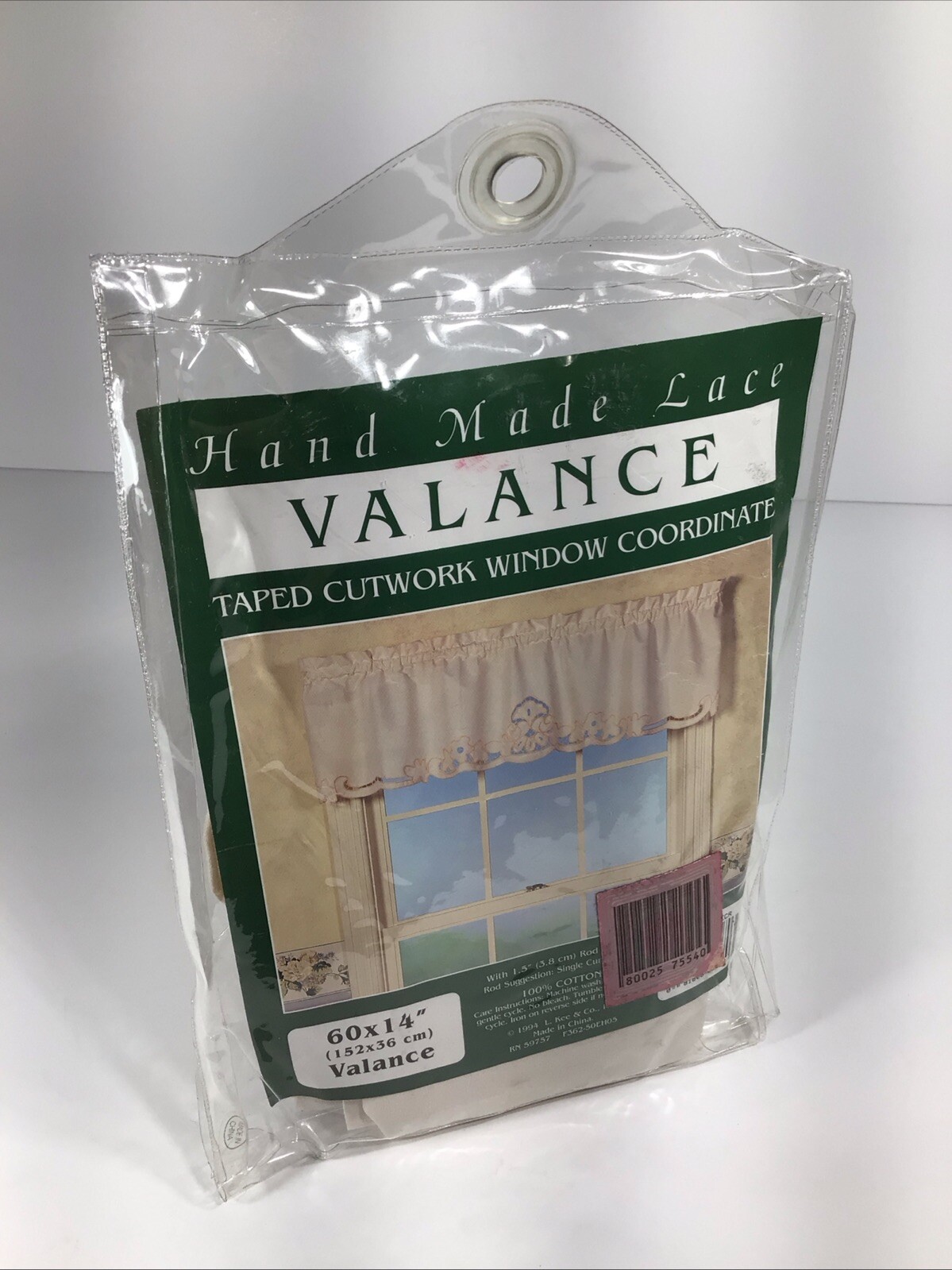 Linens ‘ n Things Hand Made Lace Valance Beige 60” Wide 14” Long