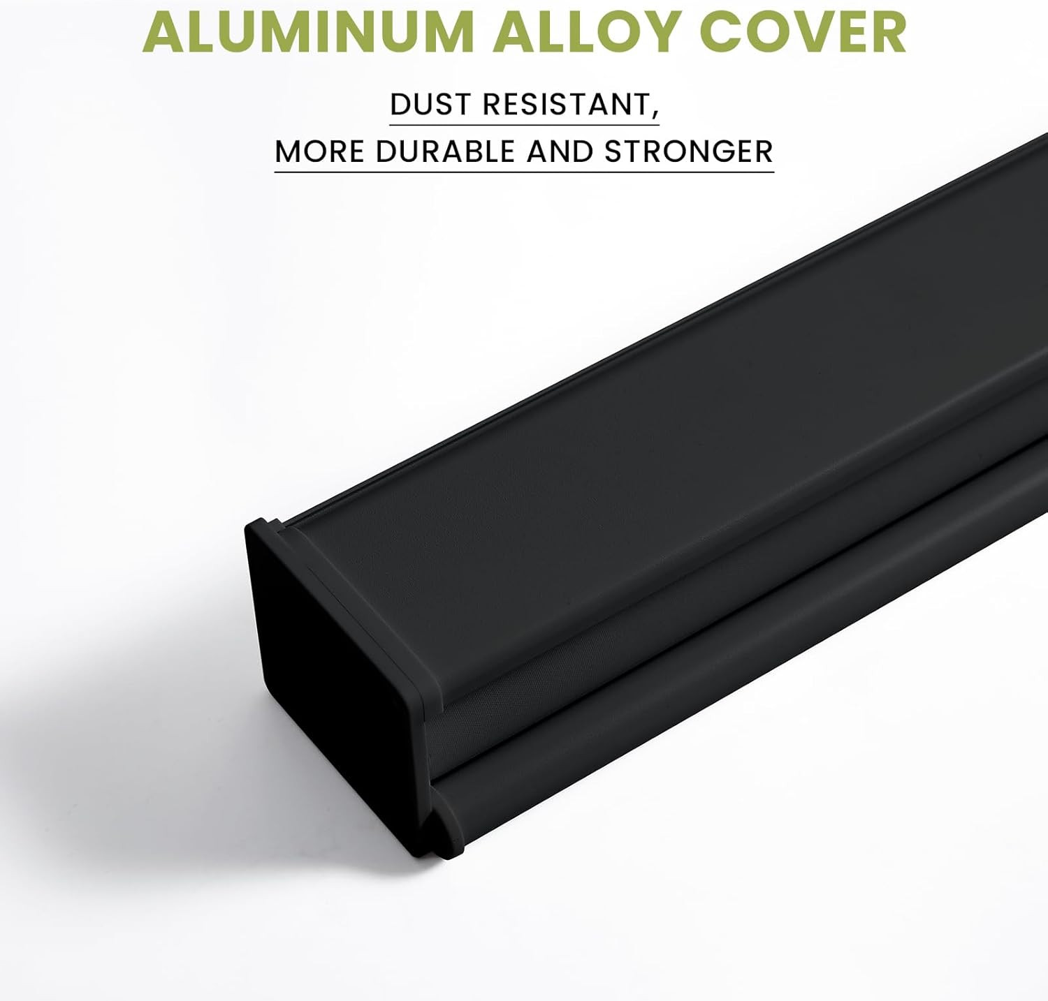 Cordless Blackout Roller Shades, UV Protection, 46″ W x 72″ H, Black