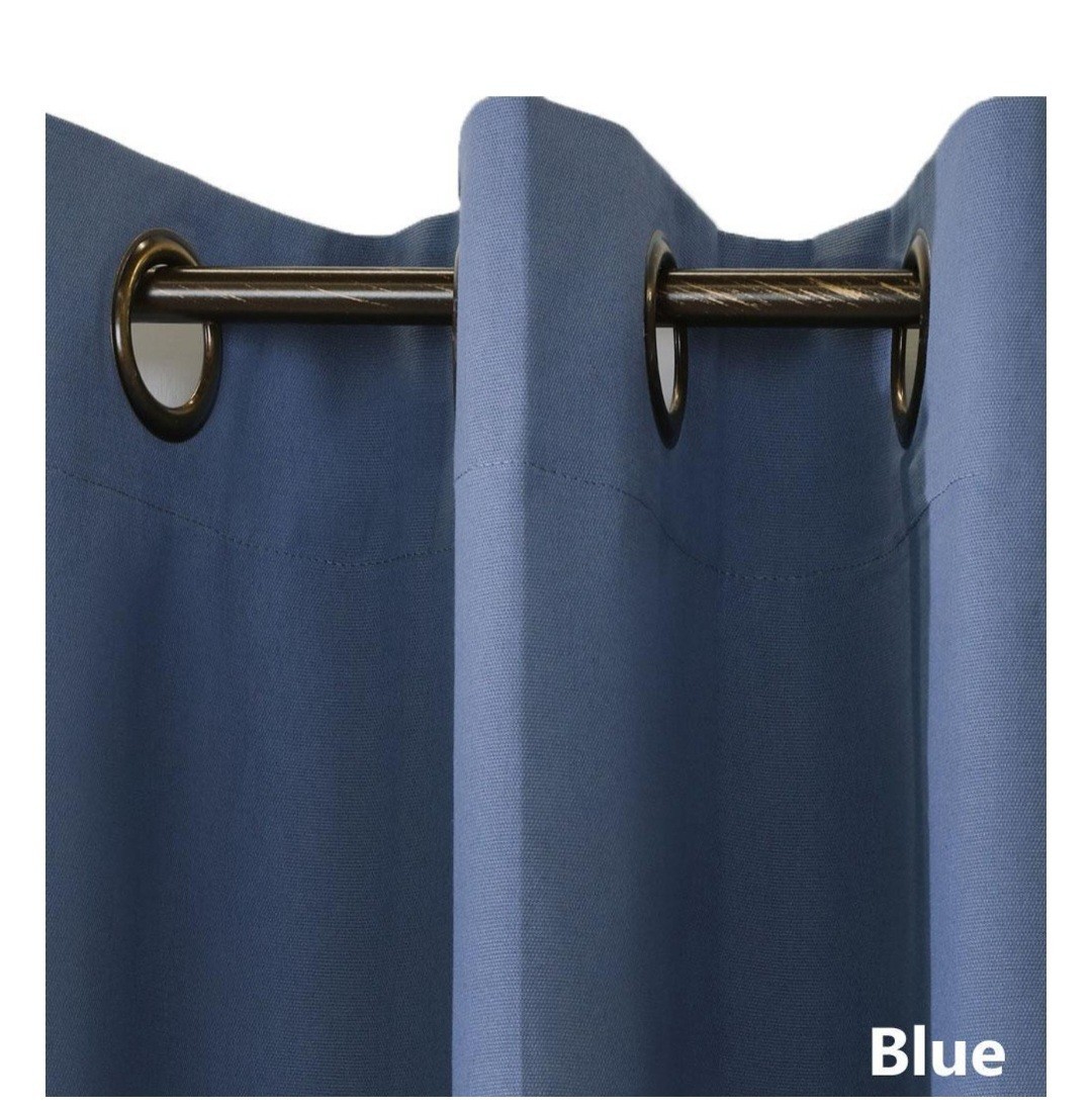 Thermalogic Energy Efficent Insulated Curtain Panel Grommet 40″X 84” Blue Slate