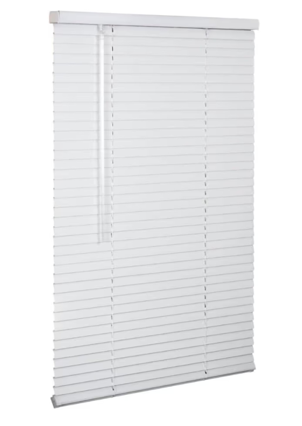 Lotus & Windoware Cordless 1″ Aluminum 59″x72″ White, Metal Indoor Window Blinds